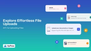 Web form or API for uploading files by UpPass