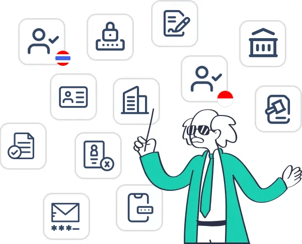 Orchestrate global and local data services