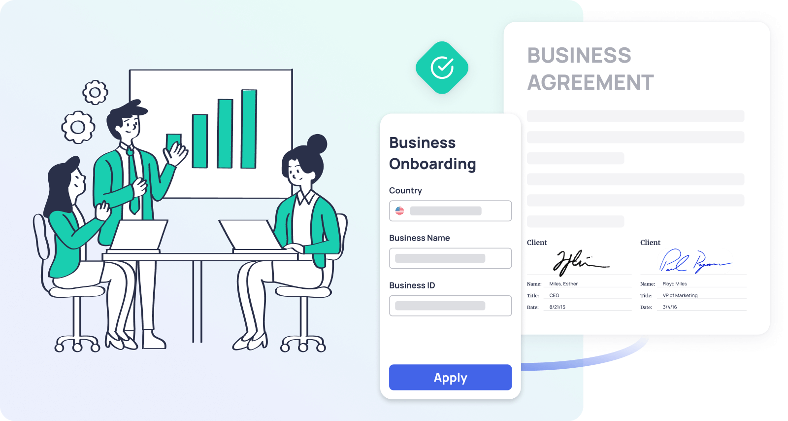 Hassle Free business onboarding with a single link